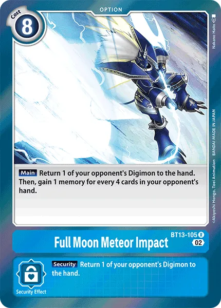 Full Moon Meteor Impact &mdash; Digimon Card Game card