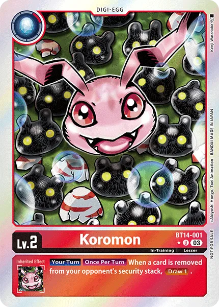 Koromon &mdash; Digimon Card Game card