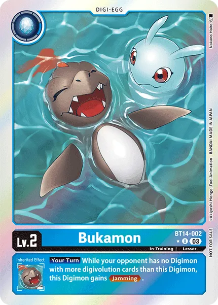 Bukamon &mdash; Digimon Card Game card