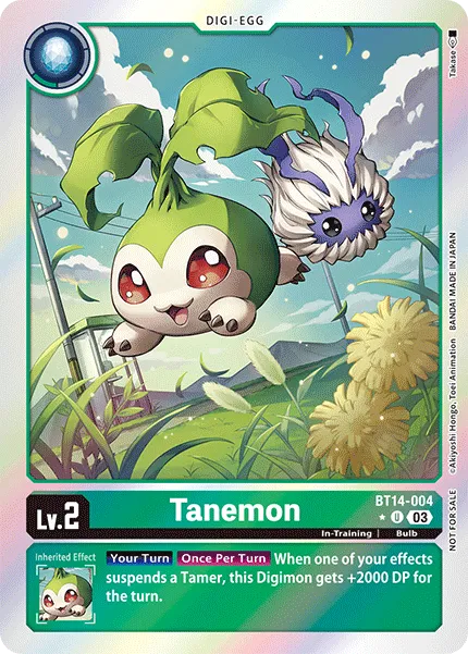 Tanemon &mdash; Digimon Card Game card