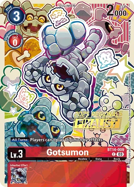 Gotsumon &mdash; Digimon Card Game card