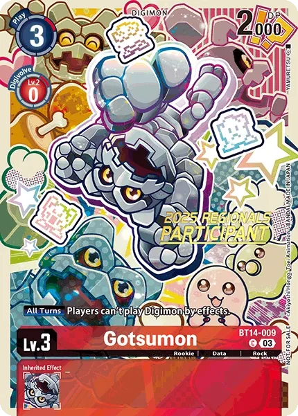 Gotsumon &mdash; Digimon Card Game card
