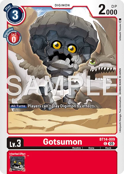 Gotsumon &mdash; Digimon Card Game card