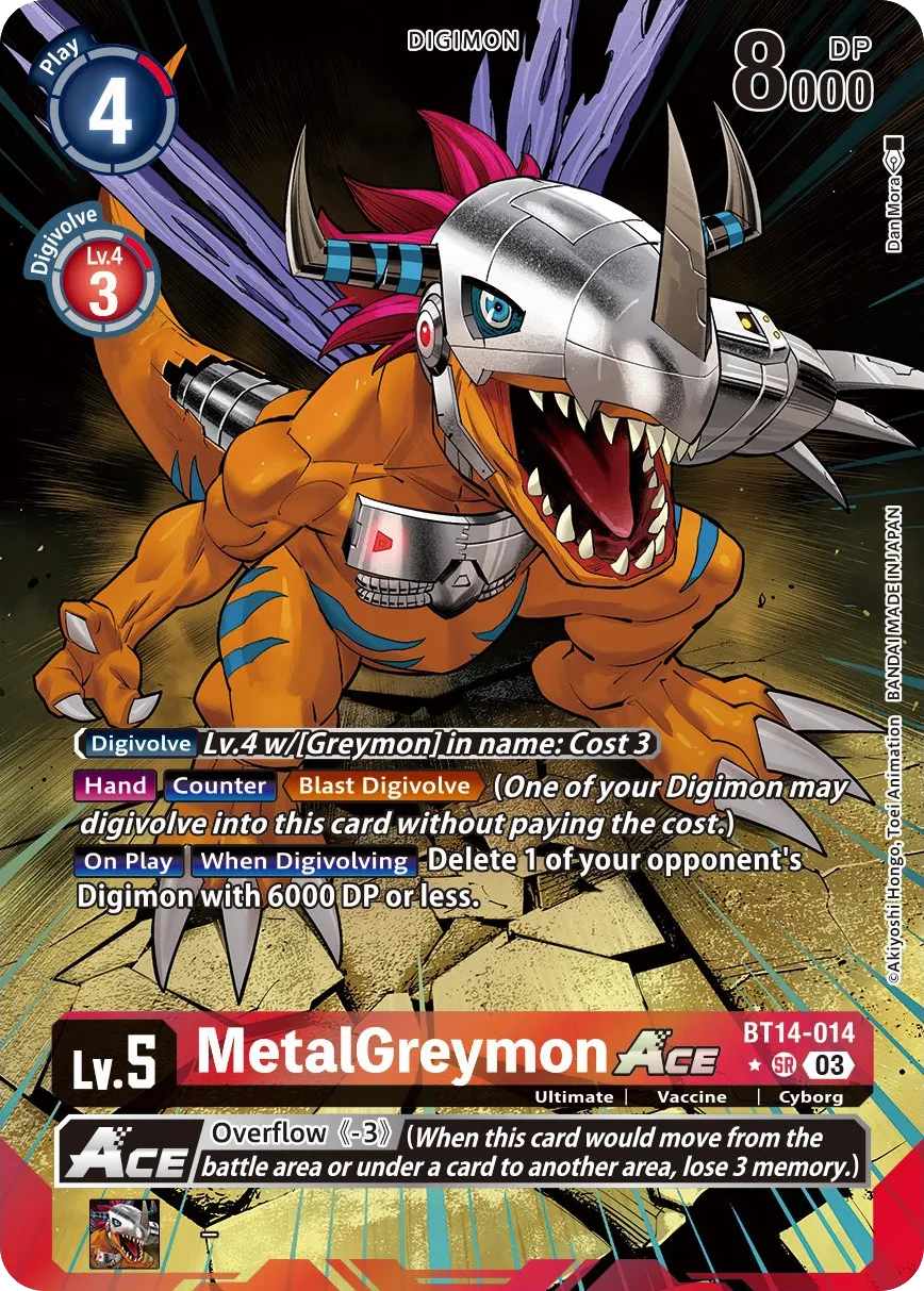 MetalGreymon ACE &mdash; Digimon Card Game card