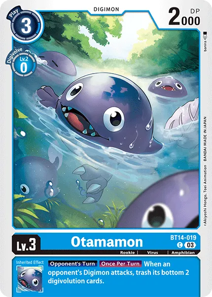 Otamamon &mdash; Digimon Card Game card