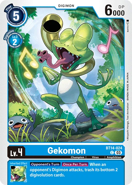 Gekomon &mdash; Digimon Card Game card