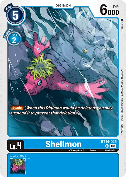 Shellmon &mdash; Digimon Card Game card