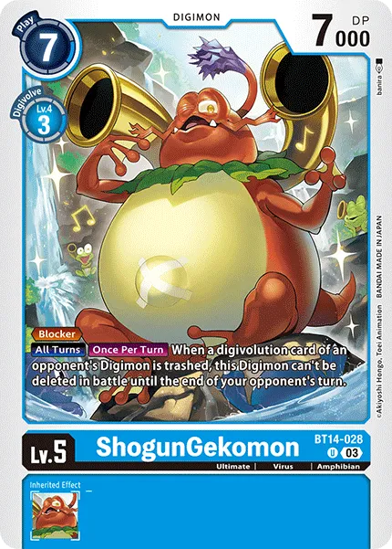 ShogunGekomon &mdash; Digimon Card Game card