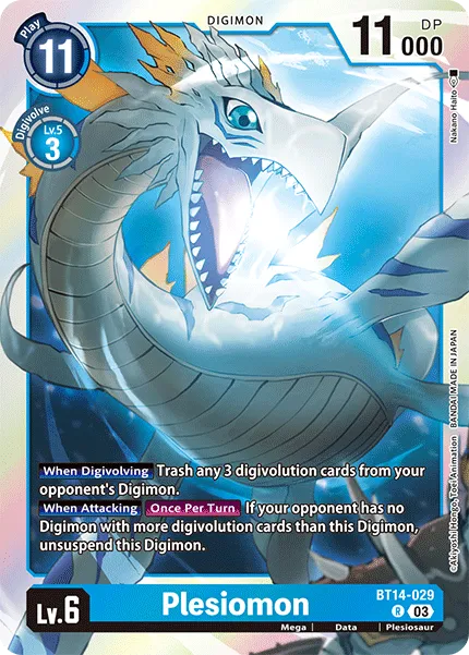 Plesiomon &mdash; Digimon Card Game card