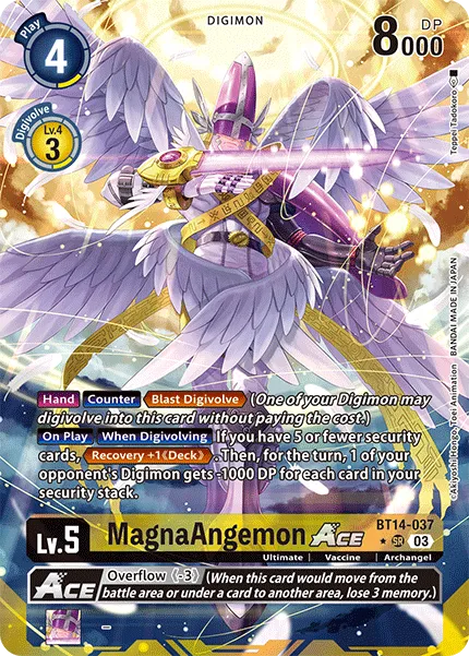 MagnaAngemon ACE &mdash; Digimon Card Game card
