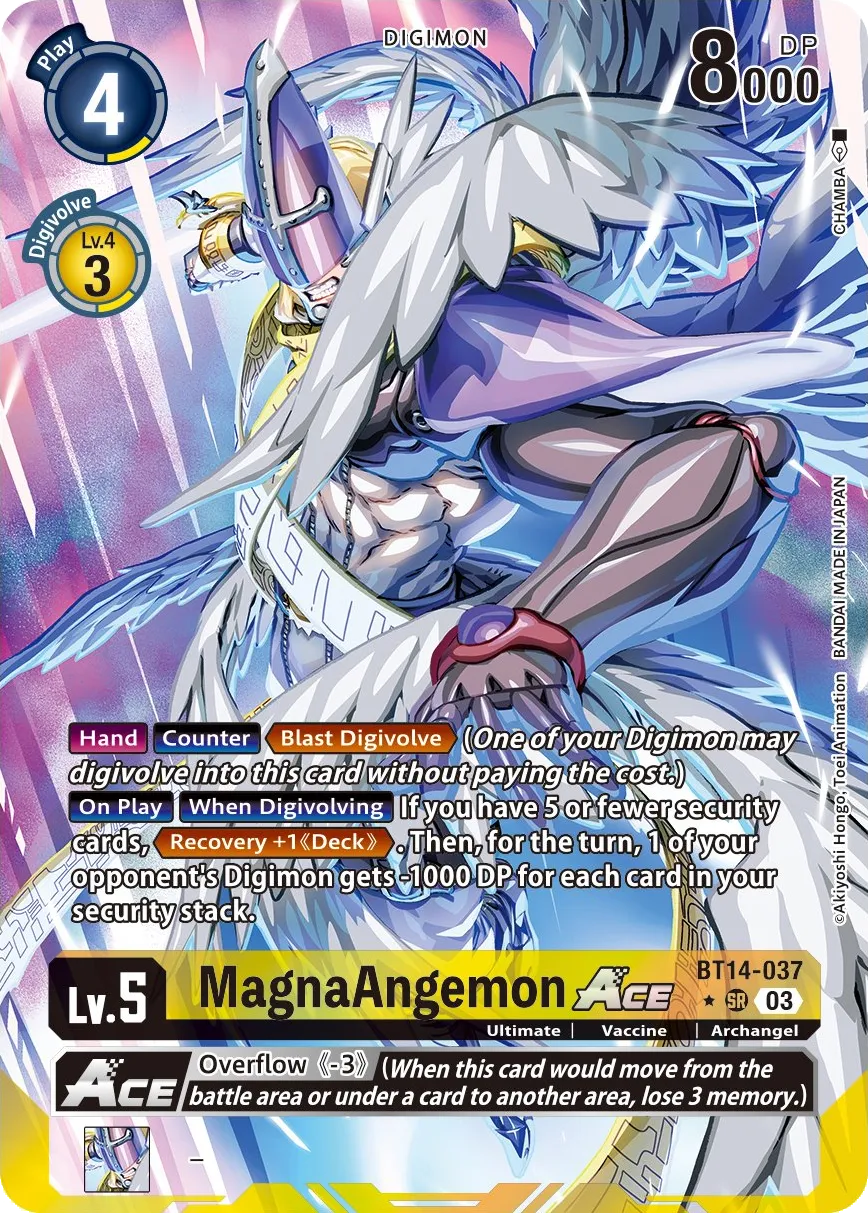MagnaAngemon ACE &mdash; Digimon Card Game card