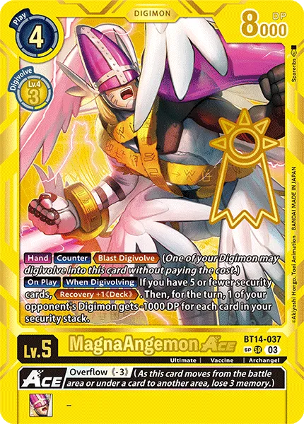 MagnaAngemon ACE &mdash; Digimon Card Game card