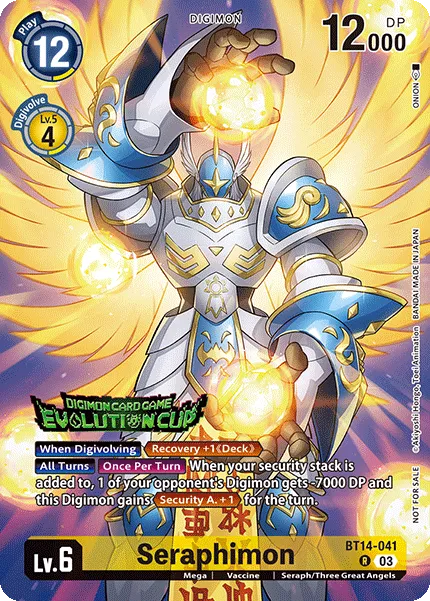 Seraphimon &mdash; Digimon Card Game card