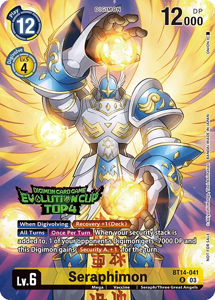 Seraphimon &mdash; Digimon Card Game card