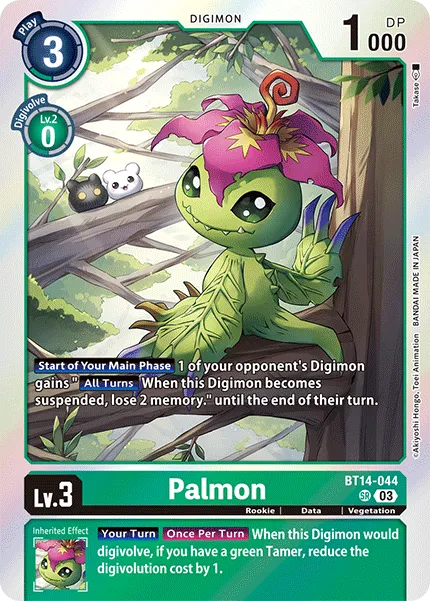 Palmon &mdash; Digimon Card Game card