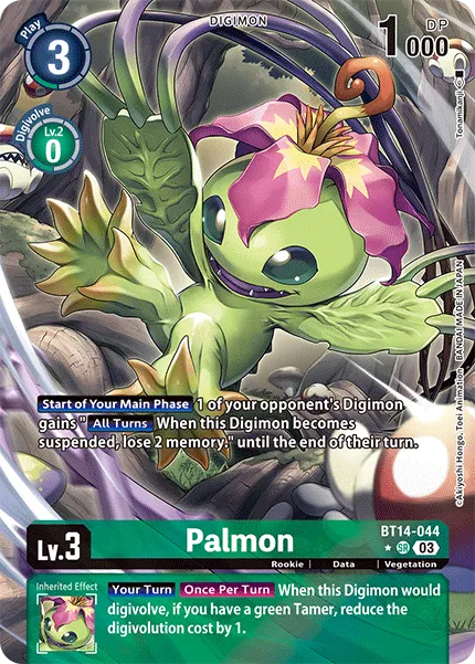 Palmon &mdash; Digimon Card Game card