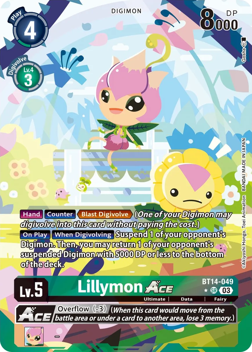 Lillymon ACE &mdash; Digimon Card Game card