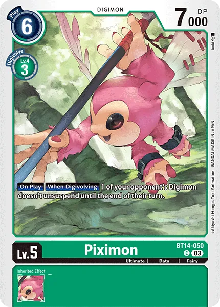 Piximon &mdash; Digimon Card Game card