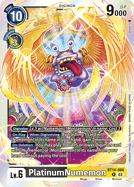 PlatinumNumemon &mdash; Digimon Card Game card