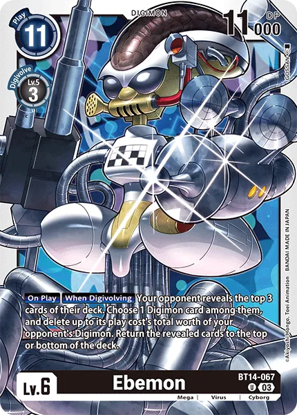Ebemon &mdash; Digimon Card Game card