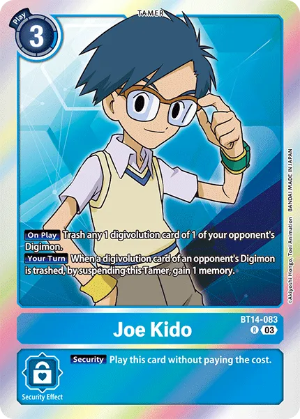 Joe Kido &mdash; Digimon Card Game card