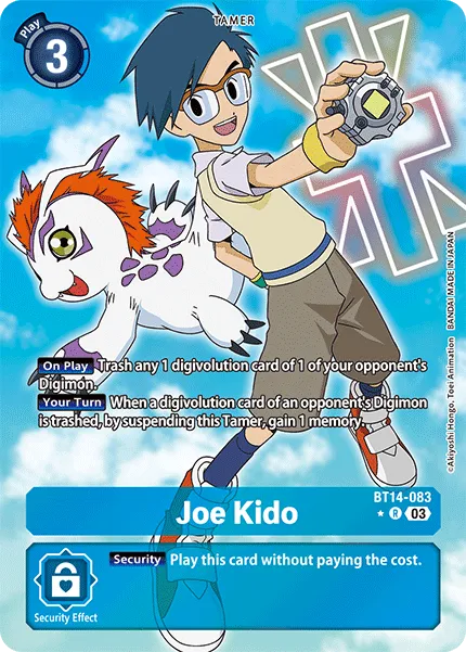 Joe Kido &mdash; Digimon Card Game card