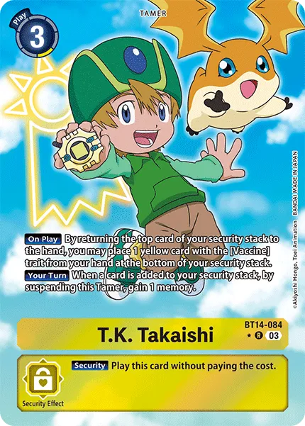 T.K. Takaishi &mdash; Digimon Card Game card
