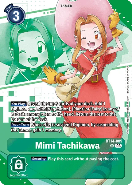 Mimi Tachikawa &mdash; Digimon Card Game card