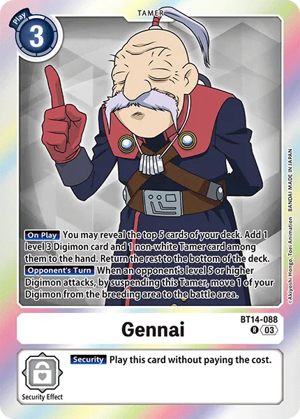 Gennai &mdash; Digimon Card Game card
