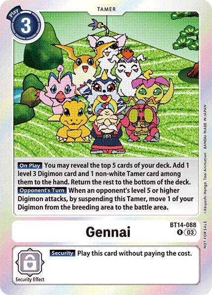 Gennai &mdash; Digimon Card Game card