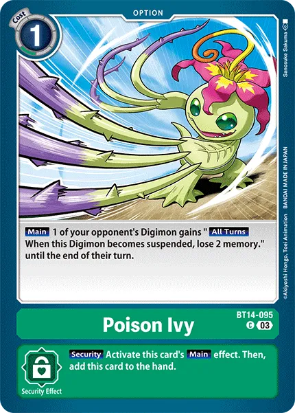 Poison Ivy &mdash; Digimon Card Game card