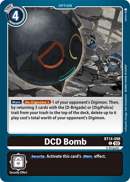 DCD Bomb &mdash; Digimon Card Game card