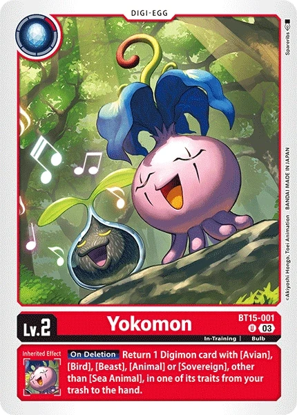Yokomon &mdash; Digimon Card Game card