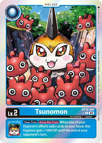 Tsunomon &mdash; Digimon Card Game card