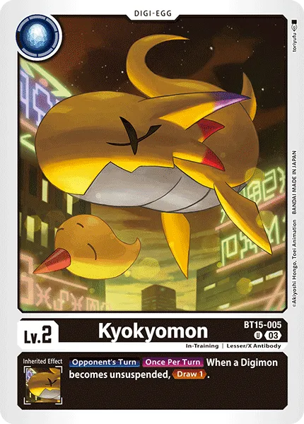 Kyokyomon &mdash; Digimon Card Game card