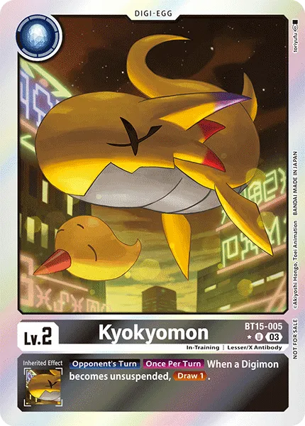 Kyokyomon &mdash; Digimon Card Game card