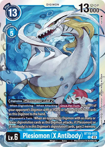 Plesiomon (X Antibody) &mdash; Digimon Card Game card