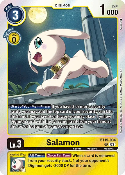 Salamon &mdash; Digimon Card Game card
