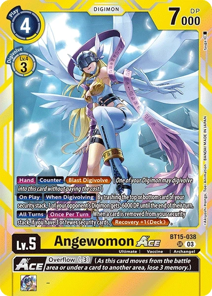 Angewomon ACE &mdash; Digimon Card Game card