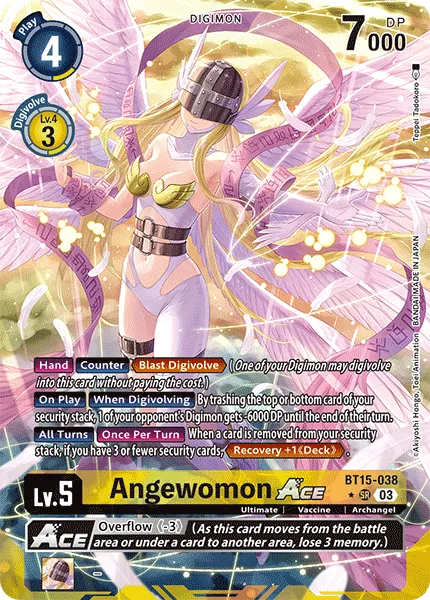 Angewomon ACE &mdash; Digimon Card Game card