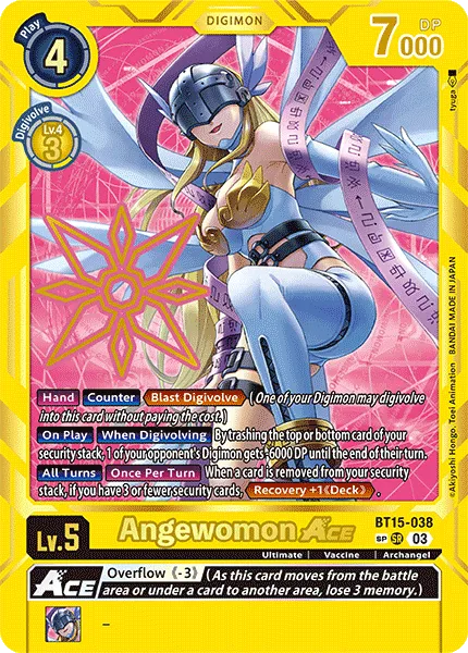 Angewomon ACE &mdash; Digimon Card Game card