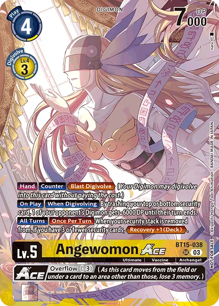 Angewomon ACE &mdash; Digimon Card Game card