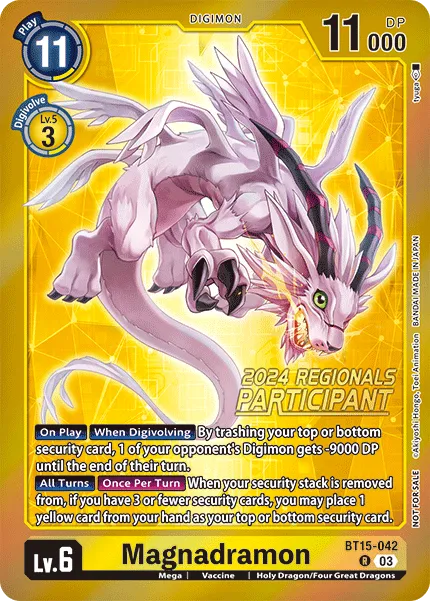 Magnadramon &mdash; Digimon Card Game card