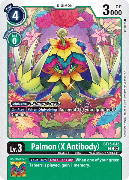 Palmon (X Antibody) &mdash; Digimon Card Game card