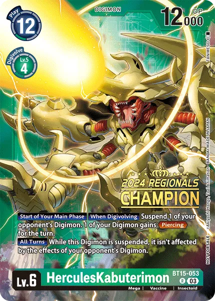 HerculesKabuterimon &mdash; Digimon Card Game card