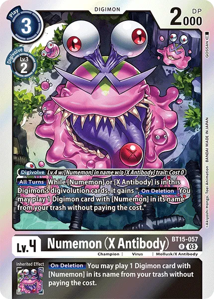 Numemon (X Antibody) &mdash; Digimon Card Game card