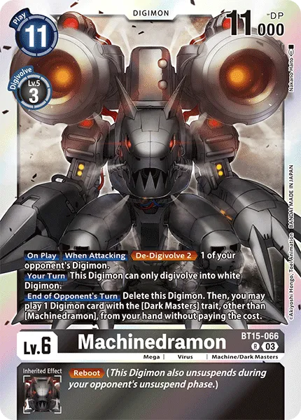 Machinedramon &mdash; Digimon Card Game card