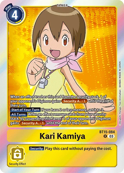 Kari Kamiya &mdash; Digimon Card Game card