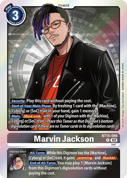 Marvin Jackson &mdash; Digimon Card Game card