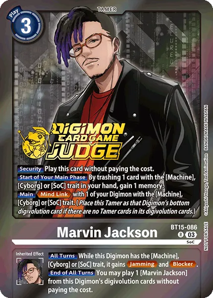 Marvin Jackson &mdash; Digimon Card Game card